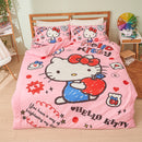 【Hello Kitty】閃亮俱樂部 - 薄被套/涼被/兩用被套 - Sanrio 三麗鷗|台灣製造 台灣直送