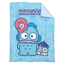 【Hangyodon 人魚漢頓】石墨烯發熱抗菌保暖被 150x200cm - 水怪 醜魚 - Sanrio 三麗鷗|台灣製造 台灣直送