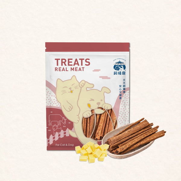 【飼糧倉】起司牛肉條 100g(下單後5-7個工作天出貨)