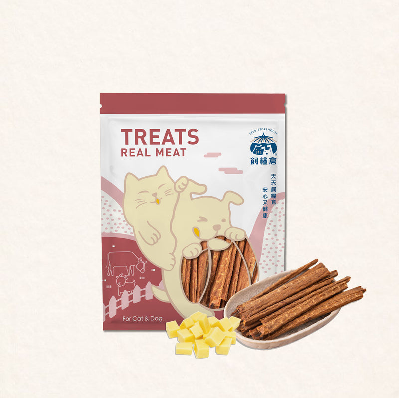 【飼糧倉】起司牛肉條 100g(下單後5-7個工作天出貨)