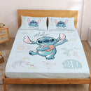 【Stitch 史迪奇】海景時光 - 床單 天絲 - Disney 迪士尼|台灣製造 台灣直送
