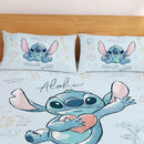 【Stitch 史迪奇】海景時光 - 床單 天絲 - Disney 迪士尼|台灣製造 台灣直送