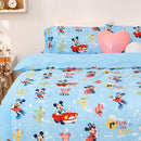 【Mickey 米奇】米奇公路旅行 - 床單 - Disney 迪士尼|台灣製造 台灣直送