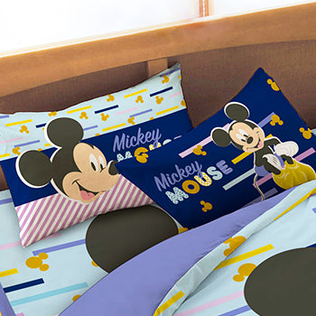 【米奇】花樣米奇 雙人 床單+枕套x2 迪士尼|台灣製造 台灣直送  (預計7個工作天到貨)