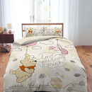 【Winnie the Pooh 小熊維尼】秋日漫步-米黃 - 床單 天絲 - Disney 迪士尼|台灣製造 台灣直送