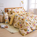 【Winnie the Pooh 小熊維尼】甜點馬卡龍 - 100%精梳棉 - 薄被套/兩用被套 - Disney 迪士尼|台灣製造 台灣直送