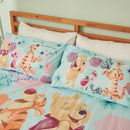 【Winnie the Pooh 小熊維尼】春芬趣 藍綠 - 床單 - Disney 迪士尼|台灣製造 台灣直送