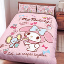 【Melody 美樂蒂】甜點時間 - 薄被套/涼被 - Sanrio 三麗鷗|台灣製造 台灣直送