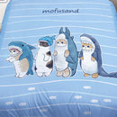 【mofusand】鯊魚變裝秀 - 薄被套/涼被/兩用被套 - mofusand 貓福珊迪  |台灣製造 台灣直送