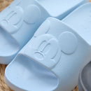 【米奇】厚底紓壓拖鞋-天藍 成人 迪士尼正版授權|台灣製造 台灣直送 (下單後5-7個工作天出貨)