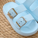 【奇奇蒂蒂】厚底防水拖鞋-天藍 親子鞋款 迪士尼正版授權|台灣製造 台灣直送   (下單後5-7個工作天出貨)