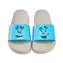 【Disney 毛毛】表情休閒拖鞋-藍 親子鞋款 迪士尼正版授權|台灣製造 台灣直送 (下單後5-7個工作天出貨)