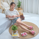 【Disney 熊抱哥】表情休閒拖鞋-桃 親子鞋款 勞蘇 迪士尼正版授權|台灣製造 台灣直送  (下單後5-7個工作天出貨)