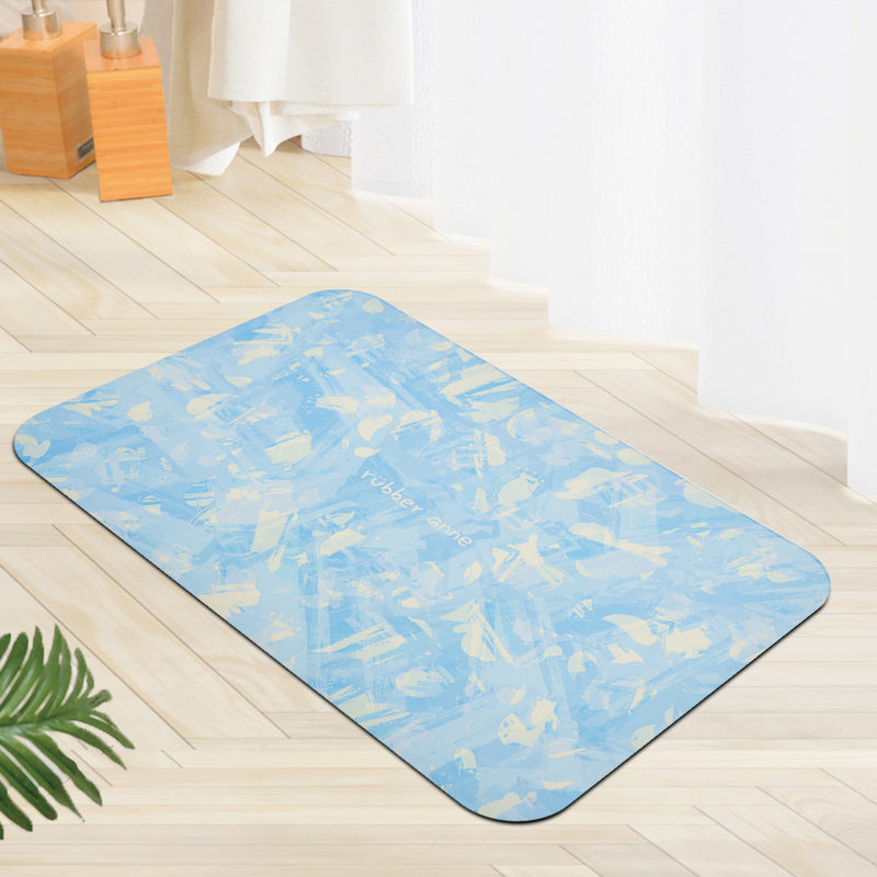 【Rubber Anne】彩印軟式珪藻土吸水地墊 桐霧之語 (60x40cm) (下單後3-5個工作天出貨)