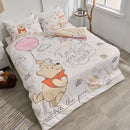 【Winnie the Pooh 小熊維尼】秋日漫步-米黃 - 薄被套/兩用被套 天絲 - Disney 迪士尼 |台灣製造 台灣直送