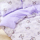 【Kuromi 酷洛米】小小花卉 - 薄被套/涼被/兩用被套 -  Sanrio 三麗鷗|台灣製造 台灣直送