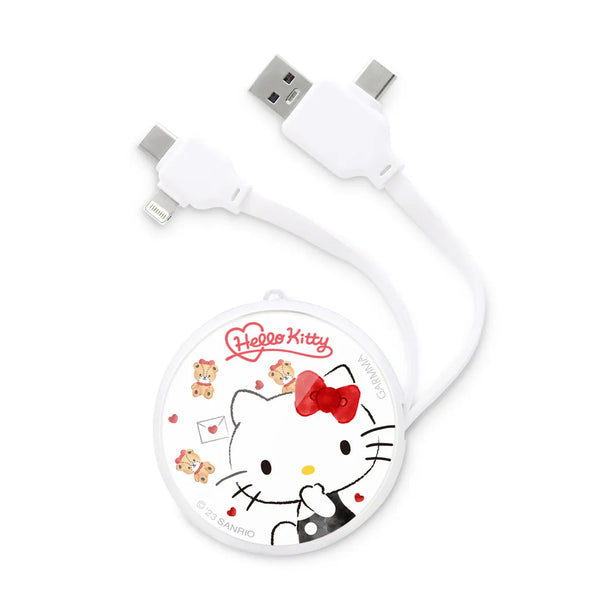 【Garmma】Hello Kitty-PD快充多合一伸縮充電線-甜蜜好朋友-SANRIO 三麗鷗｜台灣直送 (下單後3-5個工作天出貨)