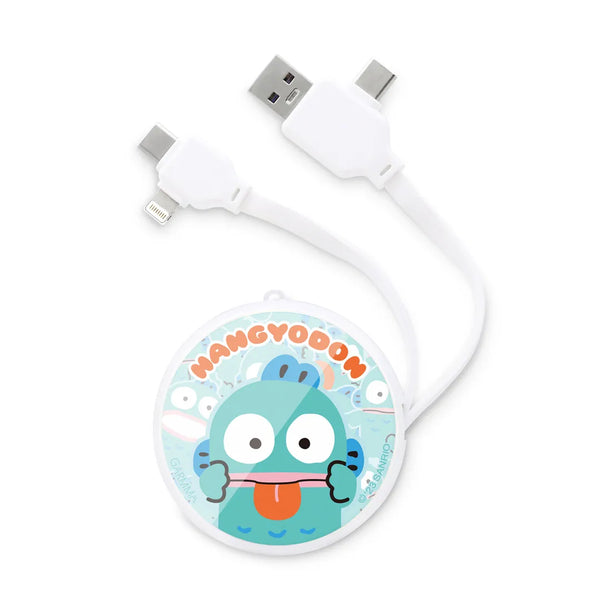 【Garmma】Hangyodon 人魚漢頓-PD快充多合一伸縮充電線-搞笑小可愛-水怪 醜魚-SANRIO 三麗鷗｜台灣直送 (下單後3-5個工作天出貨)