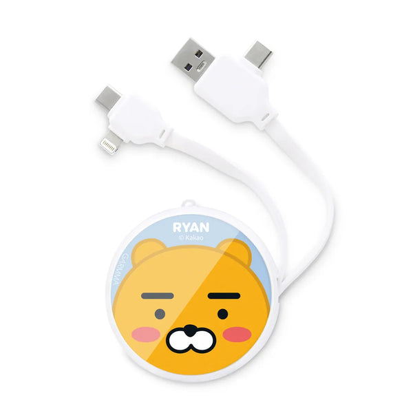 【Garmma】KAKAO FRIENDS-PD快充多合一伸縮充電線-Ryan｜台灣直送 (下單後3-5個工作天出貨)