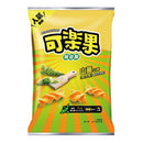可樂果山葵口味螺旋形玉米脆片綠色包裝118g.