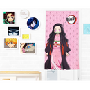 【鬼滅之刃】MIT長門簾85x150cm-鬼滅之刃 禰豆子-粉|台灣製造 台灣直送 (下單後3-5個工作天出貨)