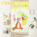 【Winnie the Pooh 小熊維尼】MIT長門簾85x150cm-迪士尼小熊維尼Pooh 蜜香滿園-黃|台灣製造 台灣直送 (下單後3-5個工作天出貨)