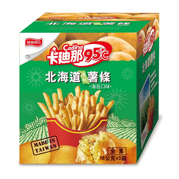 【卡迪那】95℃薯條-經典海苔風味 90g (下單後2-3個工作天出貨)