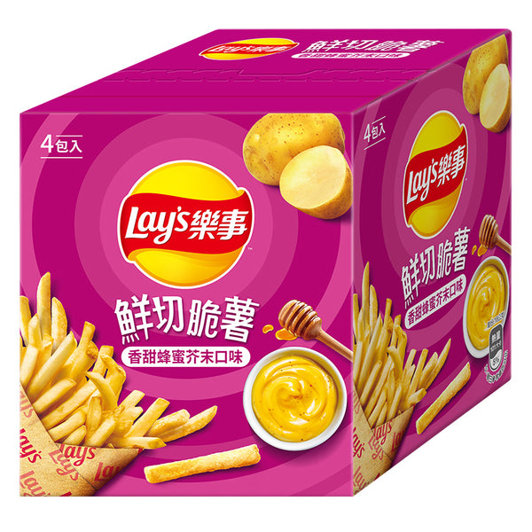 【樂事】鮮切脆薯香甜蜂蜜芥末味薯條 72g (下單後2-3個工作天出貨)