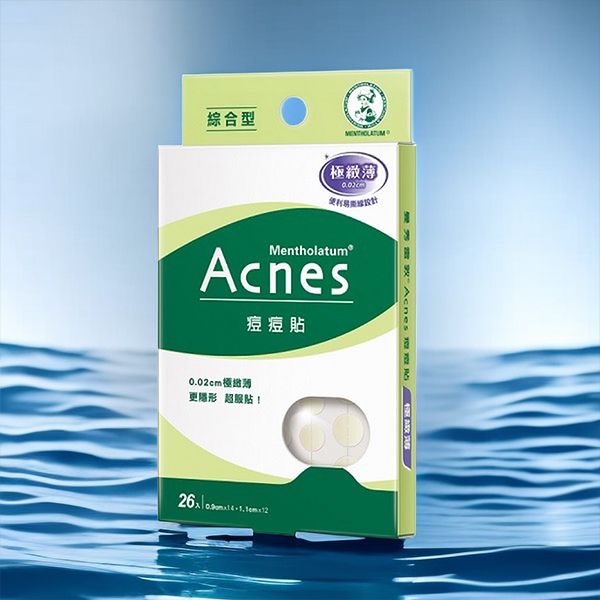 【Mentholatum 曼秀雷敦】ACNES 痘痘貼-極致薄綜合型(0.9cmx14入+1.1cmx12入)