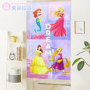 【Little Mermaid 小美人魚】MIT長門簾85x150cm-迪士尼公主 美夢成真-粉紫|台灣製造 台灣直送 (下單後3-5個工作天出貨)