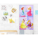 【Little Mermaid 小美人魚】MIT長門簾85x150cm-迪士尼公主 美夢成真-粉紫|台灣製造 台灣直送 (下單後3-5個工作天出貨)