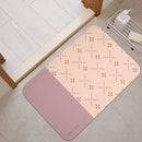 【Rubber Anne】軟式珪藻土吸水地墊 花磚系列(60x40cm) (下單後3-5個工作天出貨)