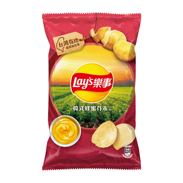 【樂事】韓式蜂蜜芥末口味洋芋片 80g (下單後2-3個工作天出貨)