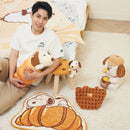 【Snoopy 史努比 X 台灣7-11】史努比可頌絨毛地墊