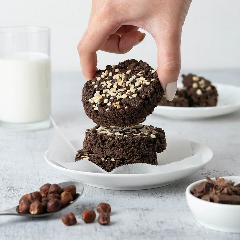 【義美】榛果巧克力酥片-黑可可 140g (下單後2-3個工作天出貨)