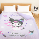 【Kuromi 酷洛米】妝酷女孩 - 薄被套/涼被/兩用被套 - Sanrio 三麗鷗 |台灣製造 台灣直送