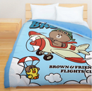 【LINE FRIENDS】飛行俱樂部 - 薄被套/涼被/兩用被套 - LINE FRIENDS 熊大|台灣製造 台灣直送