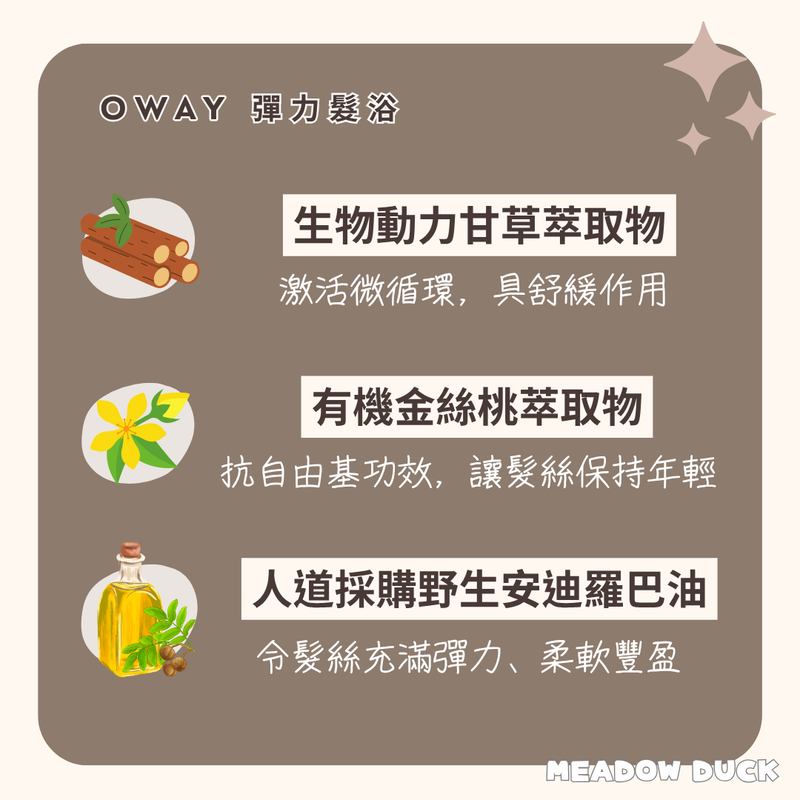 【Oway】彈力髮浴 (下單後2-3個工作天出貨)
