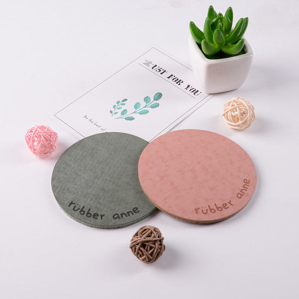 【Rubber Anne】軟式珪藻土圓形杯墊(10x10cm) (下單後3-5個工作天出貨)