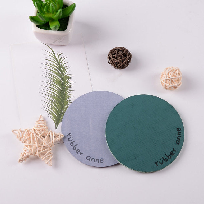【Rubber Anne】軟式珪藻土圓形杯墊(10x10cm) (下單後3-5個工作天出貨)