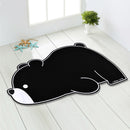 【Rubber Anne】軟式珪藻土造型吸水地墊 黑白動物園 (下單後3-5個工作天出貨)