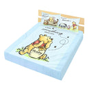 【Winnie the Pooh 小熊維尼】蜂蜜小事-藍 - 床單 - Disney 迪士尼|台灣製造 台灣直送