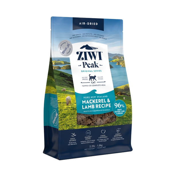 【ZIWI 巔峰】經典系列96%鮮肉貓糧-鯖魚羊肉 1kg (下單後3-5個工作天出貨)