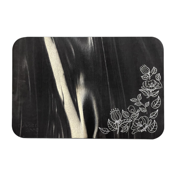 【Rubber Anne】軟式珪藻土吸水地墊 雕花(60x40cm) (下單後3-5個工作天出貨)