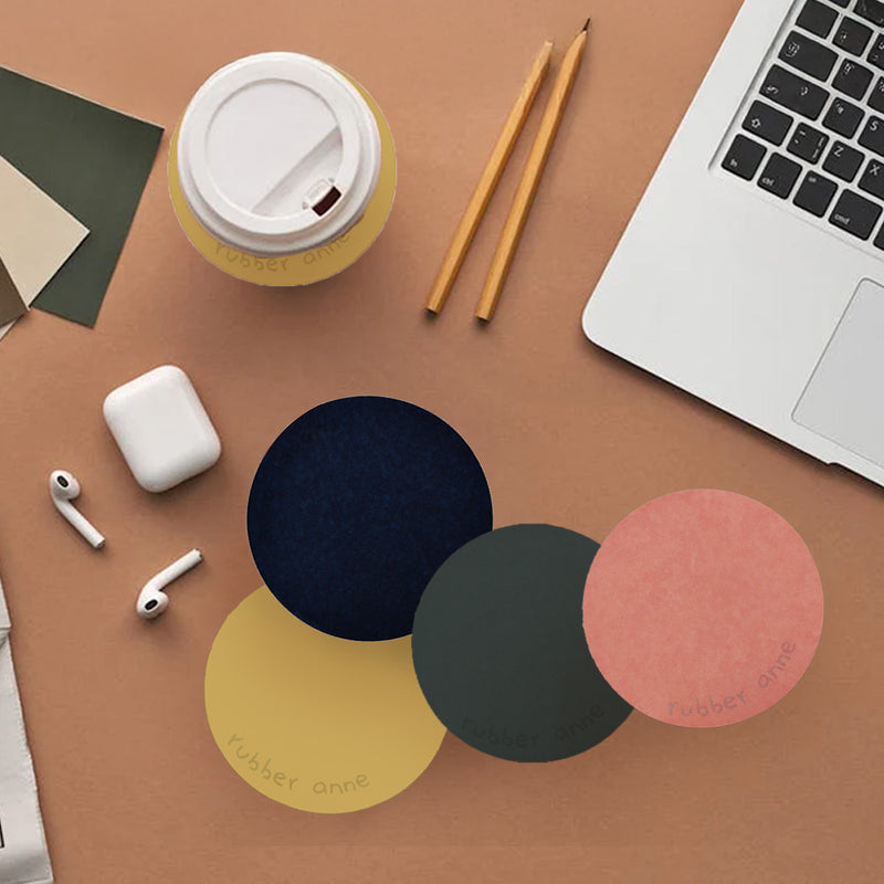 【Rubber Anne】軟式珪藻土杯墊 戀結(10x10cm) (下單後3-5個工作天出貨)