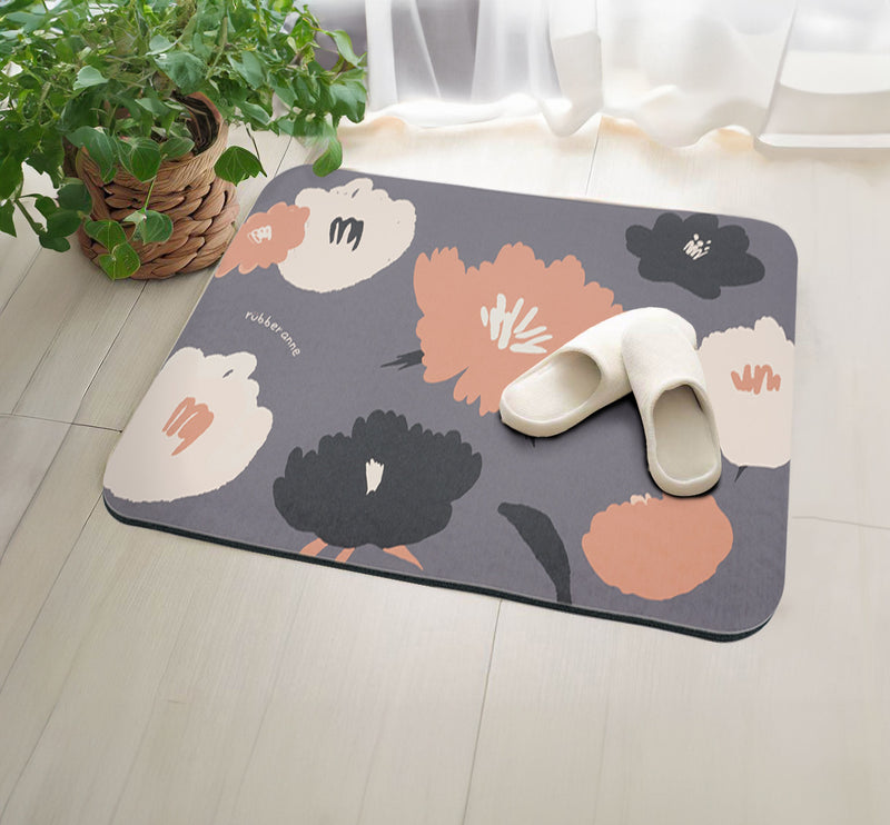 【Rubber Anne】軟式珪藻土吸水地墊 夢境 (60x40cm) (下單後3-5個工作天出貨)