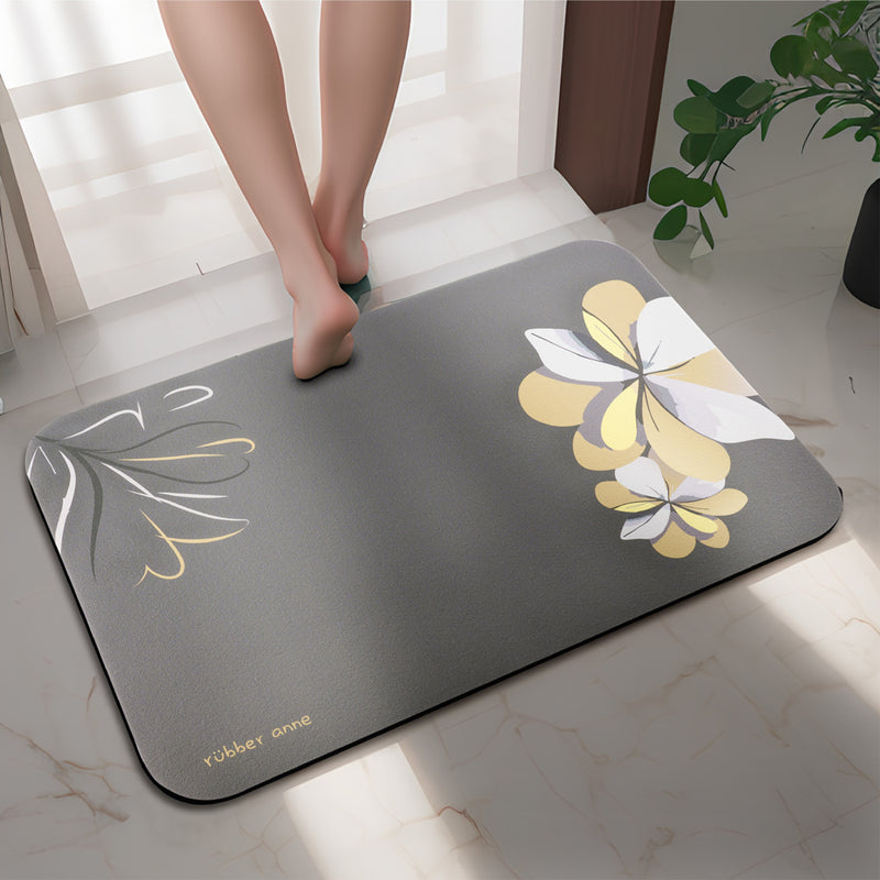 【Rubber Anne】軟式珪藻土吸水地墊 風韻之境 (60x40cm) (下單後3-5個工作天出貨)