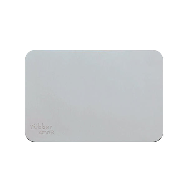 【Rubber Anne】軟式珪藻土吸水地墊 冷岩灰 (60x40cm) (下單後3-5個工作天出貨)