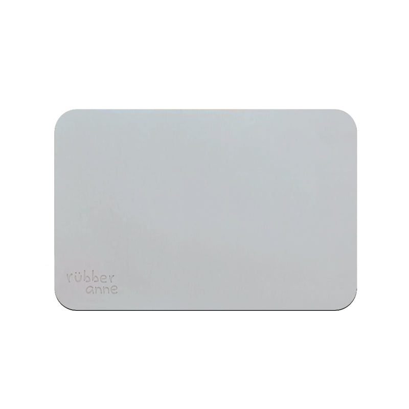 【Rubber Anne】軟式珪藻土吸水地墊 冷岩灰 (60x40cm) (下單後3-5個工作天出貨)