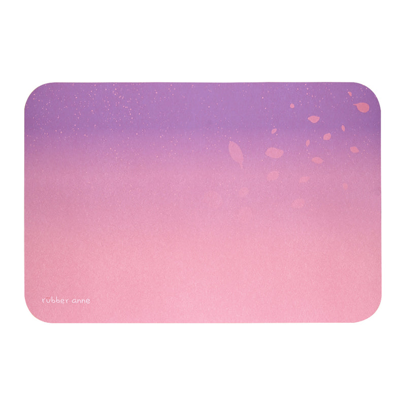 【Rubber Anne】軟式珪藻土吸水地墊 櫻花系列(60x40cm) (下單後3-5個工作天出貨)